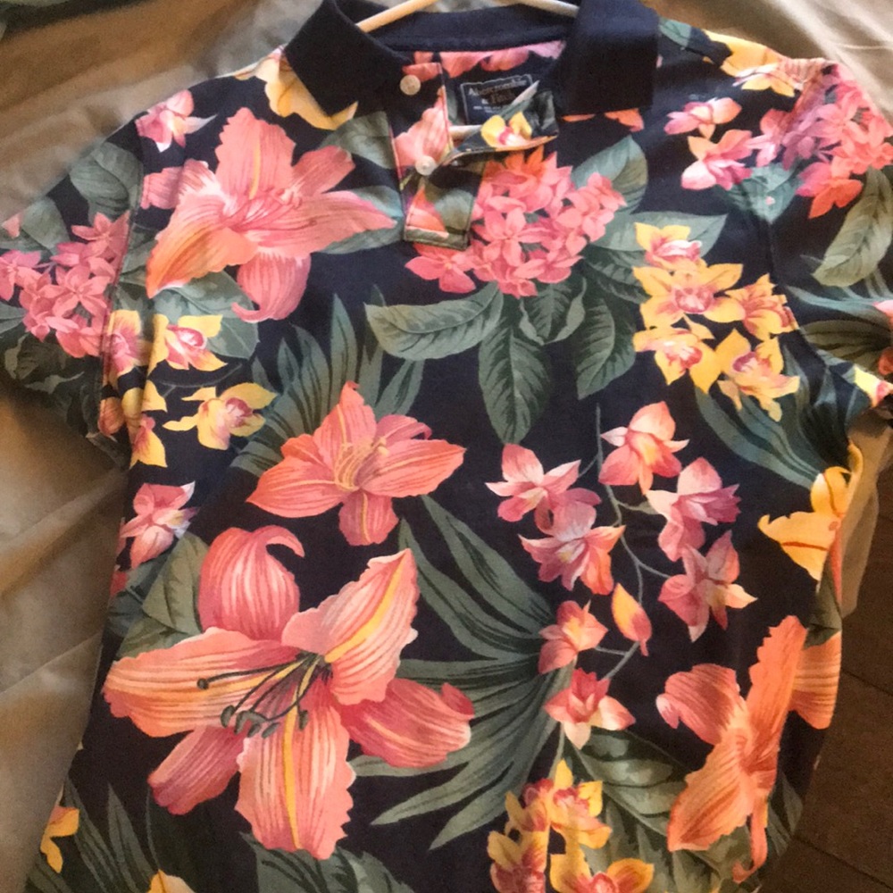 Abercrombie and Fitch flower shirt